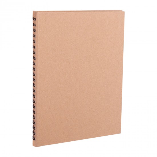 BASINEVLERİ KRAFT SPİRALLİ TARİHSİZ DEFTER (15X21 CM), 306518