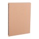 BASINEVLERİ KRAFT SPİRALLİ TARİHSİZ DEFTER (15X21 CM), 306518