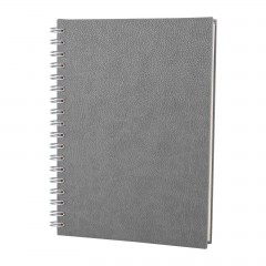 ALTINDAĞ GRİ KARELİ SPİRALLİ TARİHSİZ DEFTER (17X24 CM)