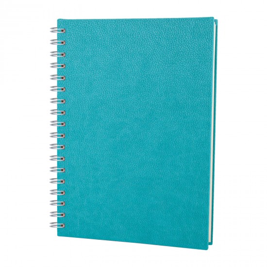 ALTINDAĞ TURKUAZ KARELİ SPİRALLİ TARİHSİZ DEFTER (17X24 CM), 306823