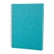 ALTINDAĞ TURKUAZ KARELİ SPİRALLİ TARİHSİZ DEFTER (17X24 CM), 306823