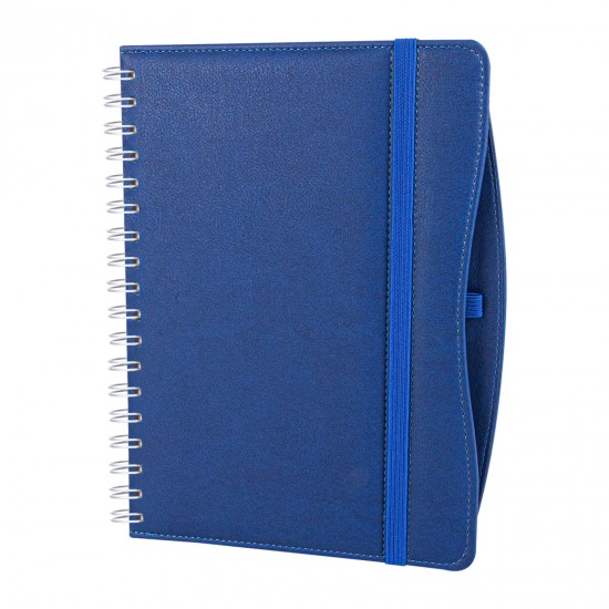 İVEDİK LACİVERT SPİRALLİ TARİHLİ AJANDA (17X24 CM), 307405