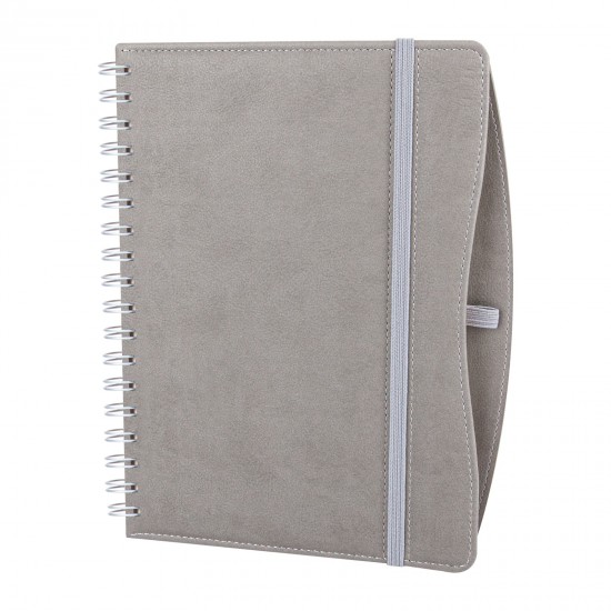 İVEDİK GRİ SPİRALLİ TARİHLİ AJANDA (17X24 CM), 307422