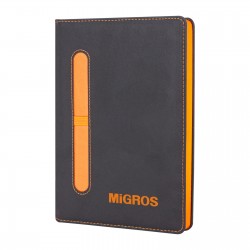 ERGAZİ TURUNCU TARİHLİ AJANDA (17X24 CM)