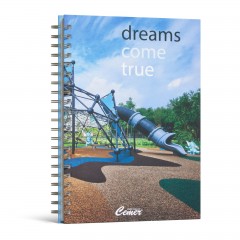 GÖLBAŞI KUŞE MUKAVVA SIVAMA SPİRALLİ AJANDA (15X21CM)