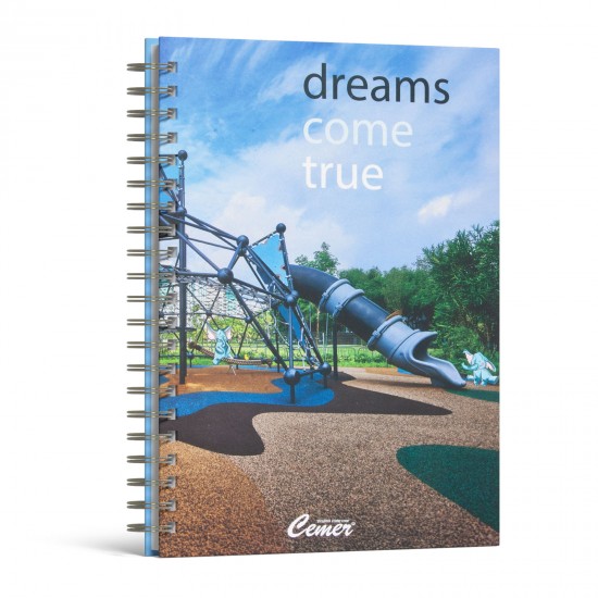 GÖLBAŞI KUŞE MUKAVVA SIVAMA SPİRALLİ AJANDA (15X21CM), 3084-15X21