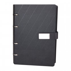 BİRLİK SİYAH ORGANİZER AJANDA (17,5x22,5CM)