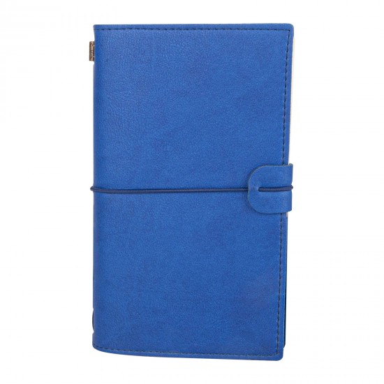 KUĞULU LACİVERT TARİHSİZ DEFTER (11,5X20 CM), 310005