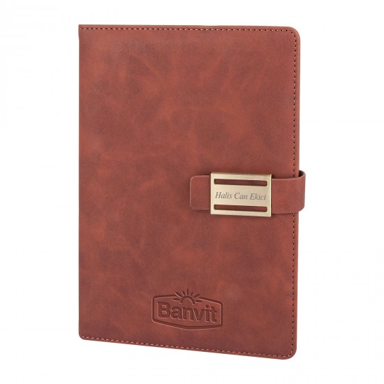AKINCI KAHVERENGİ TARİHSİZ DEFTER (15X21 CM), 310109