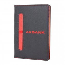 EYMİR KIRMIZI TARİHSİZ DEFTER (15x21 CM)