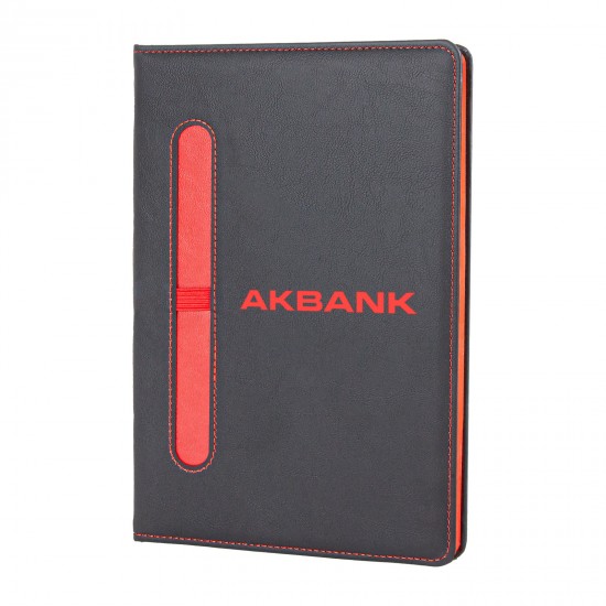 EYMİR KIRMIZI TARİHSİZ DEFTER (15x21 CM), 310404