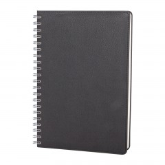 PLEVNE SİYAH KARELİ TARİHSİZ SPİRALLİ DEFTER (20x28 CM)