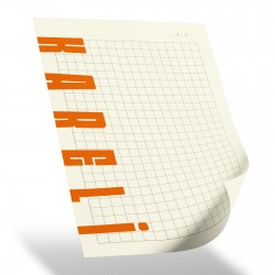 PLEVNE SİYAH KARELİ TARİHSİZ SPİRALLİ DEFTER (20x28 CM)