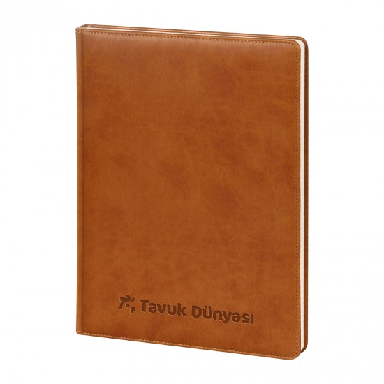 YAKACIK TABA TARİHLİ GÜNLÜK CİLTLİ AJANDA (20X28 CM), 311425
