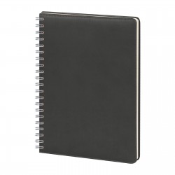 GİMAT SİYAH TARİHLİ SPİRALLİ GÜNLÜK AJANDA (20X28 CM)