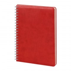 GİMAT KIRMIZI TARİHLİ SPİRALLİ GÜNLÜK AJANDA (20X28 CM)