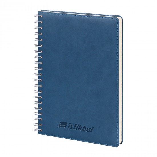 GİMAT LACİVERT TARİHLİ SPİRALLİ GÜNLÜK AJANDA (20X28 CM), 311505