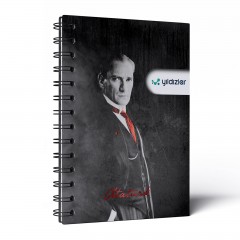 PARLA KUŞE MUKAVVA SIVAMA SPİRALLİ DEFTER (15X21CM)