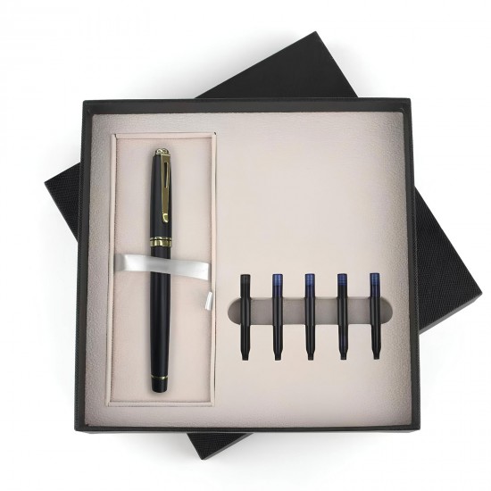 ESKİPAZAR SİYAH DOLMA KALEM SETİ, 402701 ESKİPAZAR SİYAH DOLMA KALEM SETİ, 402701