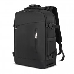 GEZGİN SİYAH LAPTOP BÖLMELİ SIRT ÇANTASI