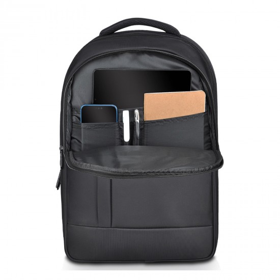 SERÜVEN SİYAH LAPTOP BÖLMELİ SIRT ÇANTASI, 405101