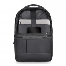 SERÜVEN SİYAH LAPTOP BÖLMELİ SIRT ÇANTASI