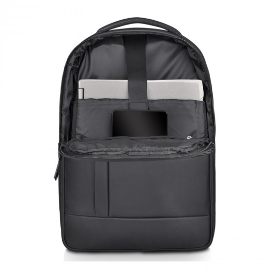 SERÜVEN SİYAH LAPTOP BÖLMELİ SIRT ÇANTASI, 405101