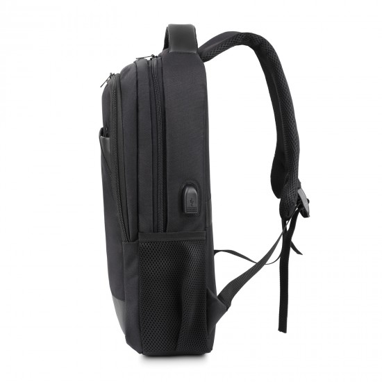 YÖRÜNGE SİYAH LAPTOP BÖLMELİ SIRT ÇANTASI, 405401
