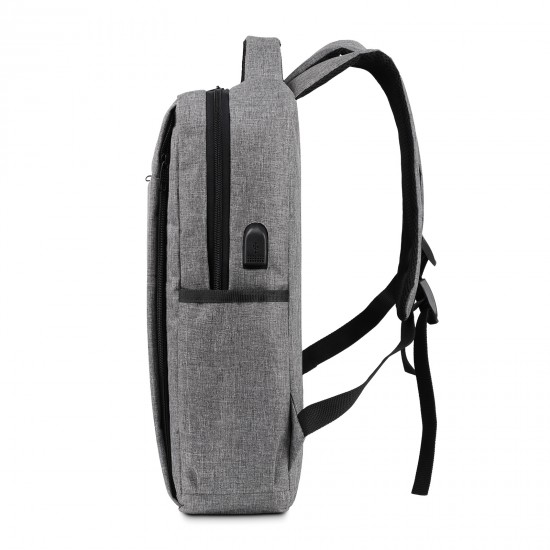 YELKEN GRİ LAPTOP BÖLMELİ SIRT ÇANTASI, 405522