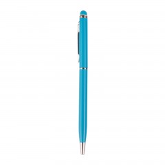 BAYRAKLI TURKUAZ METAL TÜKENMEZ KALEM