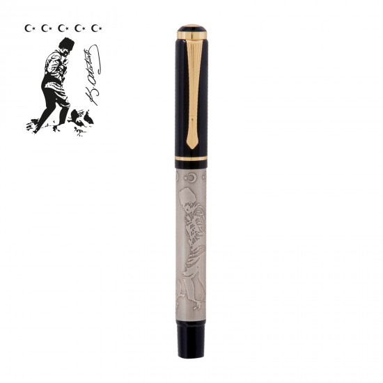 DULKADİROĞLU ATATÜRK KABARTMALI TEKLİ KALEM SETİ, 4095AT