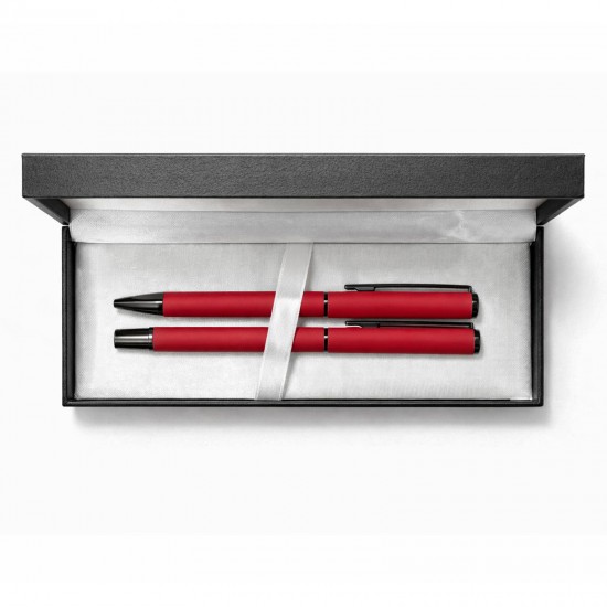 SUNGURLU KIRMIZI İKİLİ KALEM SETİ, 415604