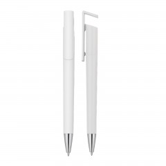 ECEABAT BEYAZ PLASTİK TÜKENMEZ KALEM 