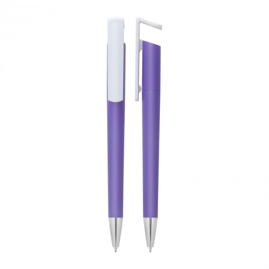 ECEABAT MOR PLASTİK TÜKENMEZ KALEM, 436007