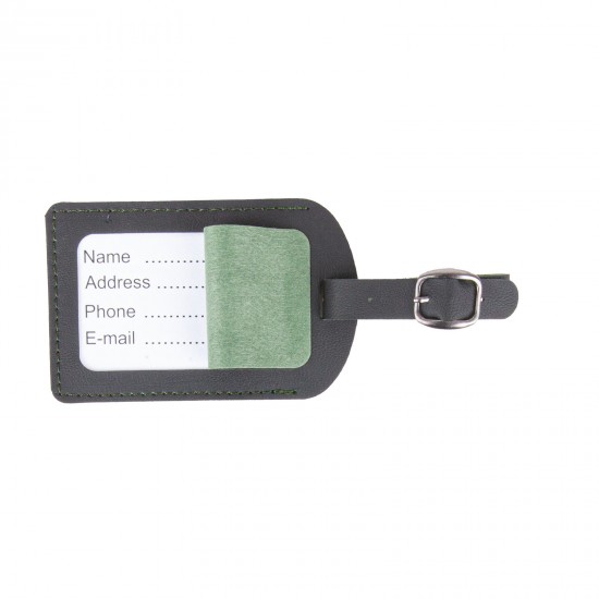 BAGAJ ETİKETİ YEŞİL DERİ, 460410