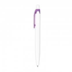 Plastik Tükenmez Kalem Mor 010