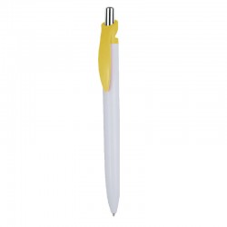 Plastik Tükenmez Kalem Sarı 016