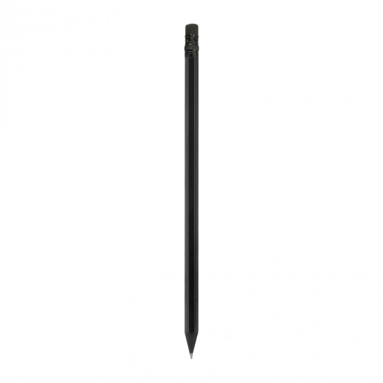 İLİÇ SİYAH KÖŞELİ LATALI SİLGİLİ NATUREL KURŞUN KALEM, 4636KS