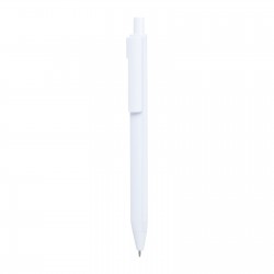 DEVREK BEYAZ PLASTİK TÜKENMEZ KALEM 