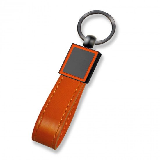 BEYSEKİ TURUNCU METAL - DERİ ANAHTARLIK, 475216