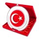HİLAL YUVARLAK BAYRAK PLAKET, 485604 HİLAL YUVARLAK BAYRAK PLAKET, 485604