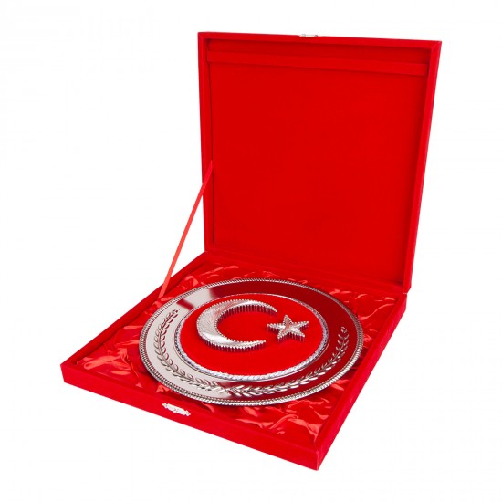 HİLAL YUVARLAK BAYRAK PLAKET, 485604 HİLAL YUVARLAK BAYRAK PLAKET, 485604
