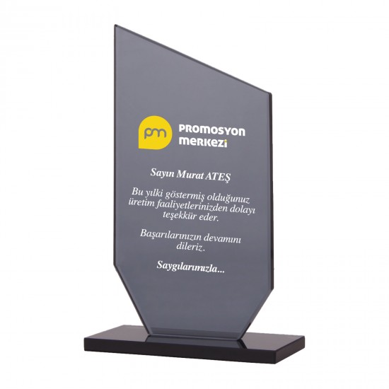 KAŞGAR SİYAH KRİSTAL PLAKET, 486101