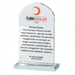 Kristal Plaket 015