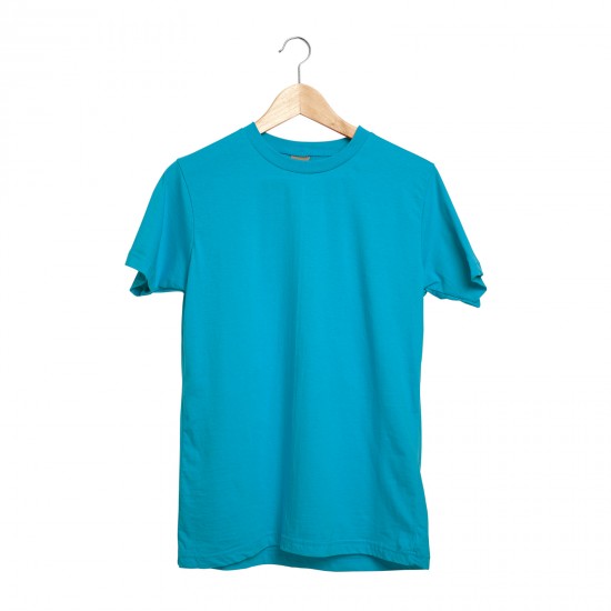 GARDENYA TURKUAZ XL SIFIR YAKA TİŞÖRT, 488723-XL