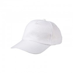 Yerli Üretim Polyester Şapka Beyaz