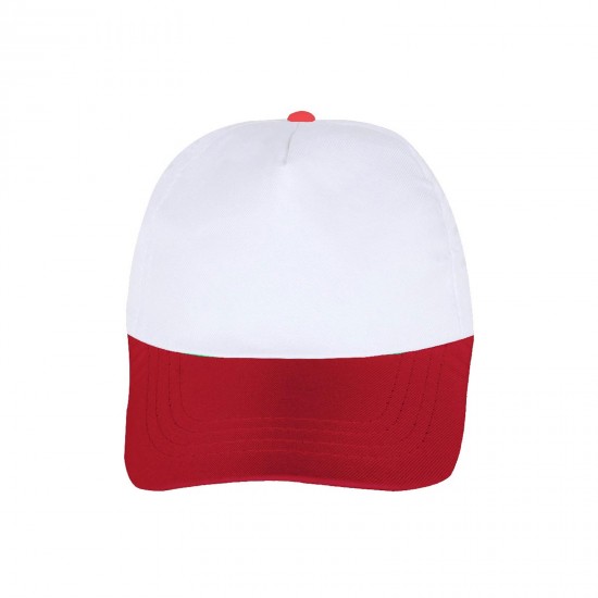 PAPATYA BEYAZ-KIRMIZI POLYESTER ŞAPKA, 489437