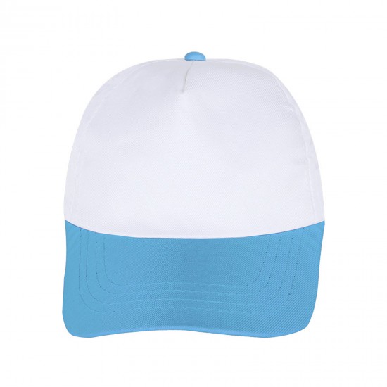 PAPATYA BEYAZ-TURKUAZ POLYESTER ŞAPKA, 489438 PAPATYA BEYAZ-TURKUAZ POLYESTER ŞAPKA, 489438