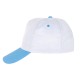 PAPATYA BEYAZ-TURKUAZ POLYESTER ŞAPKA, 489438 PAPATYA BEYAZ-TURKUAZ POLYESTER ŞAPKA, 489438