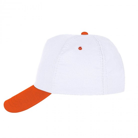 PAPATYA BEYAZ-TURUNCU POLYESTER ŞAPKA, 489440 PAPATYA BEYAZ-TURUNCU POLYESTER ŞAPKA, 489440